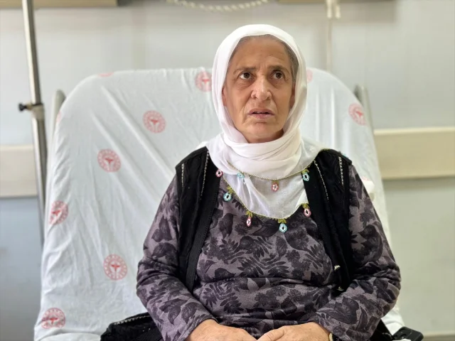 Van'da İnanılmaz Ameliyat 60 Yaşındaki Kadının Göğsünden Dev...