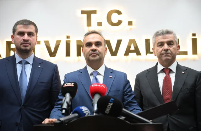 Bakan Kacır'dan Artvin'de Çarpıcı Açıklamalar