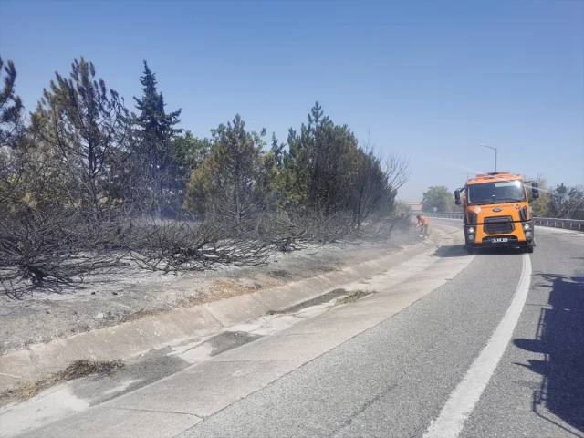 Kırklareli'nde Kontrol Edilemeyen Yangın Korkuttu