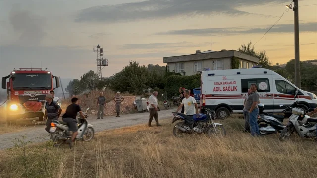 Çanakkale'nin Çan İlçesinde Korkutan Mera Yangını