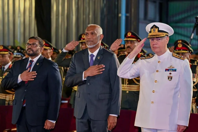 TCG Volkan Maldivler'de Savunma Gücünü Artırıyor