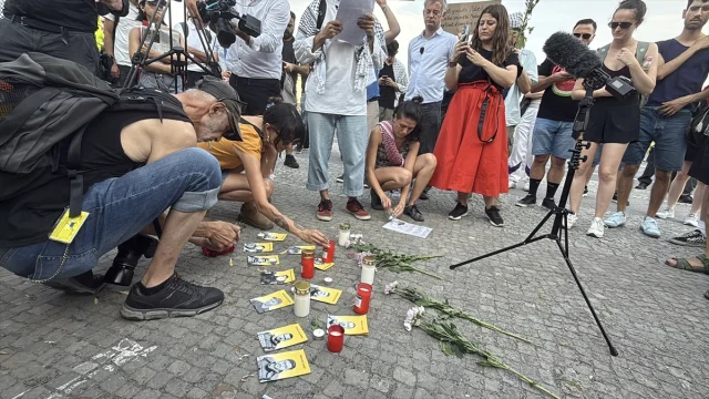 Berlin'de Gazze'de Öldürülen Gazeteciler İçin Duygu Dolu Anma