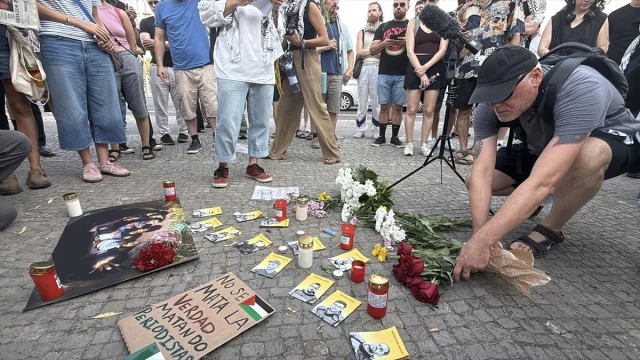 Berlin'de Gazze'de Öldürülen Gazeteciler İçin Duygu Dolu Anma