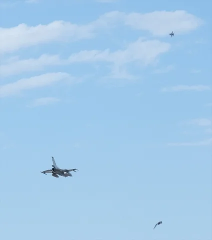 Çankırı'da Tuz Festivalinde Nefes Kesen F-16 Gösterisi