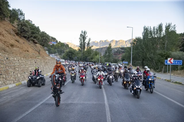 Tunceli'de Nefes Kesen Motosiklet Festivali Yoğun İlgi Gördü