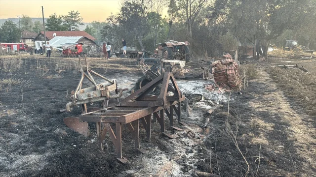 Bolu'da Anız Yangını Kontrolden Çıkınca Felakete Yol Açtı