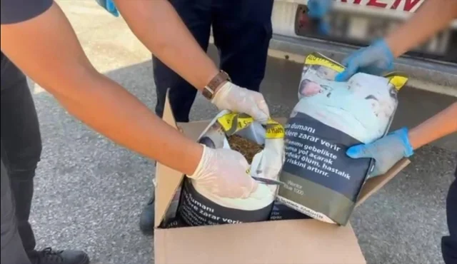 Adana'da Kaçak Tütün Operasyonu Şok Etkisi Yarattı