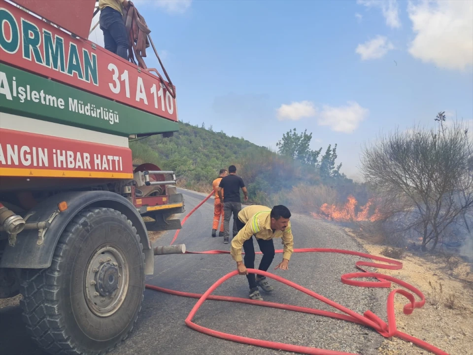 Hatay Yayladağı'ndaki Orman Yangını Korkuttu: Kontrol Altına Alındı