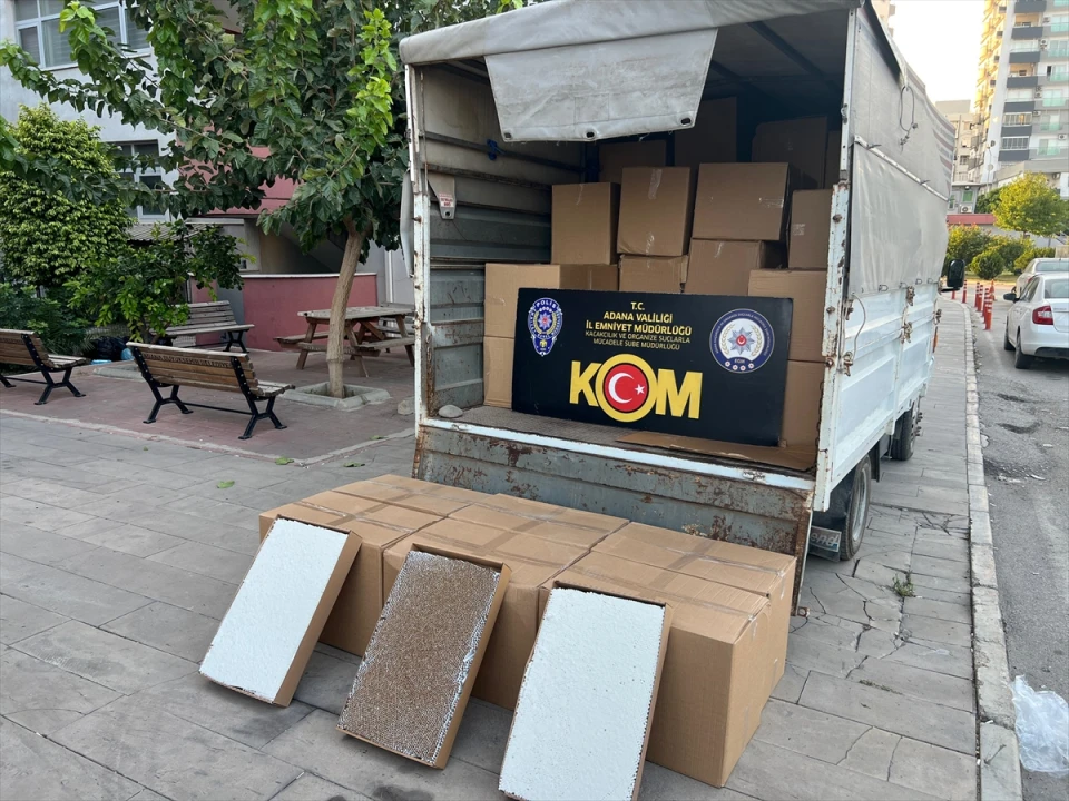 Dev Operasyonda Tam 1.650.000 Kaçak Makaron Yakalandı