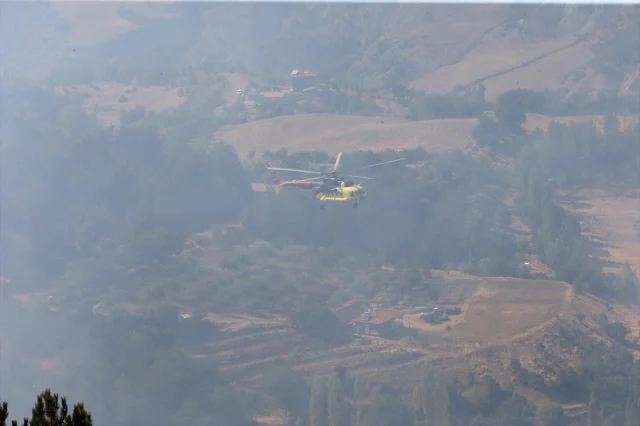 Çorum'daki Orman Yangını Panik Yarattı: Alevler Nasıl Kontro...