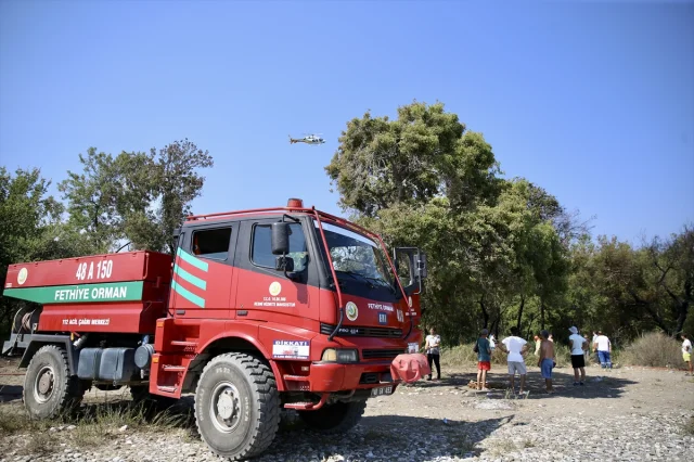 Fethiye'deki Orman Yangınına Zamanında Müdahale Kahramanlık Öyküsü