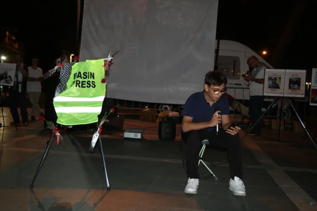 Antalya'da Alanya Halkı Gazze İçin Sokaklarda