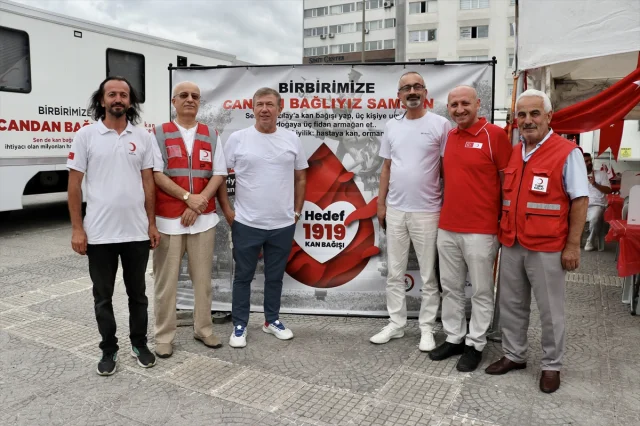 Tanju Çolak'tan Samsun'da Unutulmaz Kan Bağışı Çağrısı: "Kan...