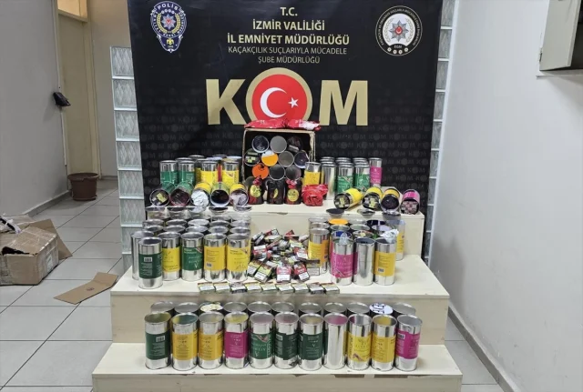 İzmir'de Nefes Kesen Operasyon: Kaçak İçki ve Tütün Ele Geçi...