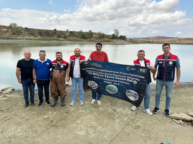 Tekirdağ Göllerine 975 Bin Sazan Yavrusu Salındı Sürdürülebi...