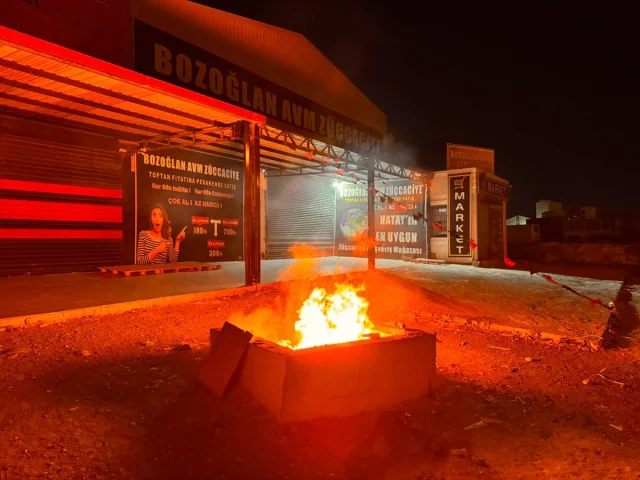 Hatay'da Giderlerde Çıkan Şaşırtıcı Yangın Panik Yarattı