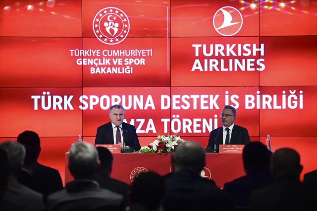 Türk Hava Yolları ve Gençlik Spor Bakanlığı'ndan Türk Sporuna Dev Destek