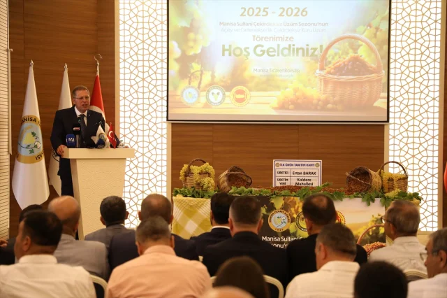 Manisa'da Kuru Üzüm Heyecanı Başladı