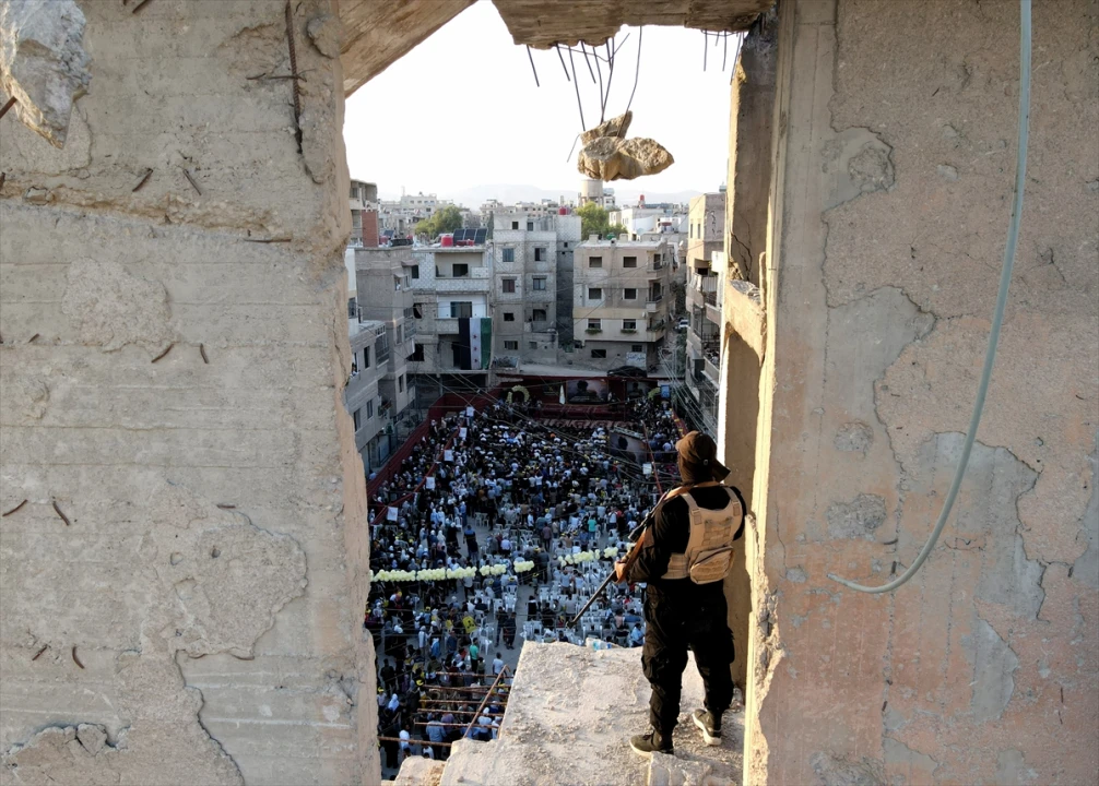 Doğu Guta'da Anlamlı Yürüyüş Sürpriz Bir Mesaja Sahne Oldu