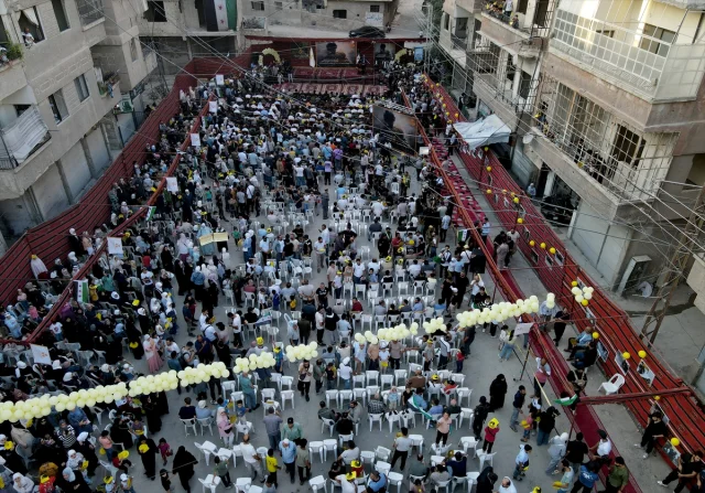 Doğu Guta'da Anlamlı Yürüyüş Sürpriz Bir Mesaja Sahne Oldu