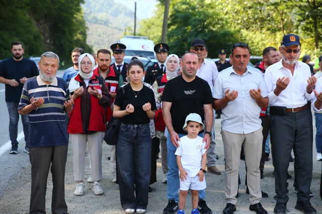 Giresun'da Yürek Burkan Anma: Sel Afetinin Beşinci Yılında Şehitler Unutulmadı
