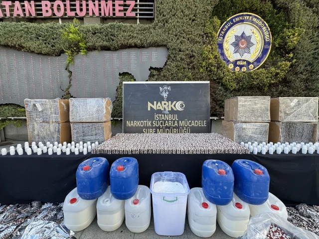İstanbul'da Dev Operasyon: Milyonlarca Uyuşturucu Hap Ele Geçirildi