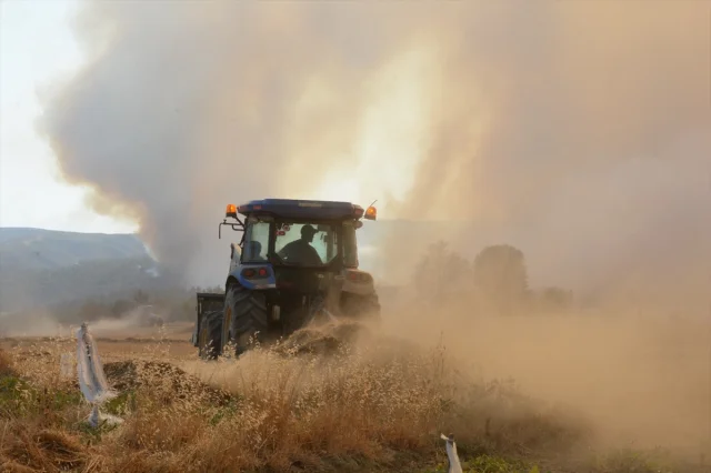 Çanakkale'de Orman Yangını Herkesi Harekete Geçirdi