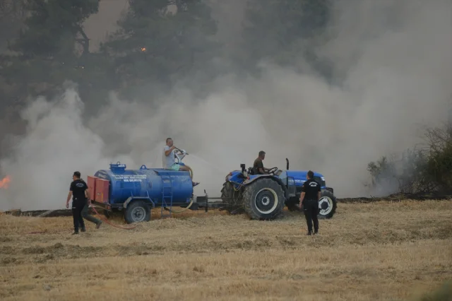 Çanakkale'de Orman Yangını Herkesi Harekete Geçirdi