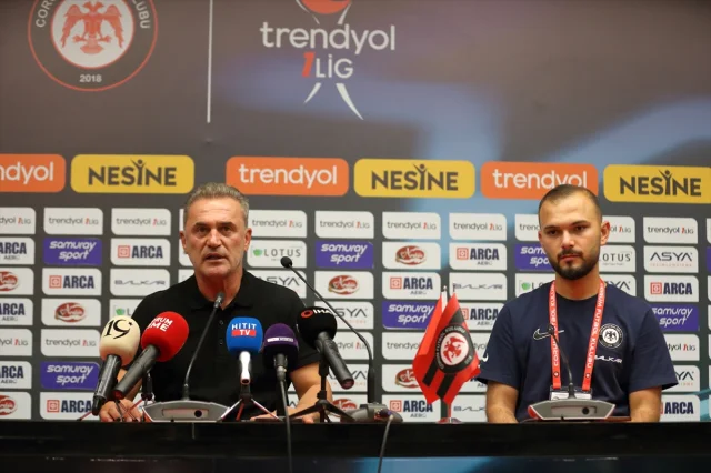 Çorum FK'nın Büyük Zaferi Sonrası Teknik Direktörler Konuştu