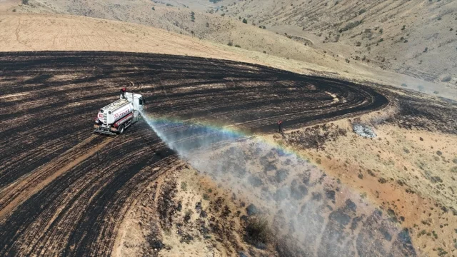 Kırıkkale'deki Yangın Küçük Bir Facianın Eşiğinden Döndü