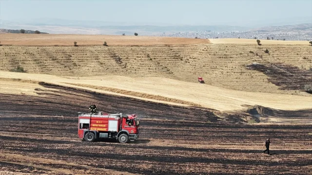 Kırıkkale'deki Yangın Küçük Bir Facianın Eşiğinden Döndü