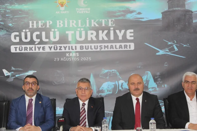 Abdullah Güler'den Kars'taki Şehir Buluşmalarında Çarpıcı Açıklamalar