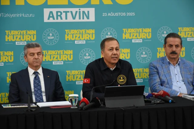 İçişleri Bakanı Yerlikaya'dan Artvin Denizine Büyük Açıklama