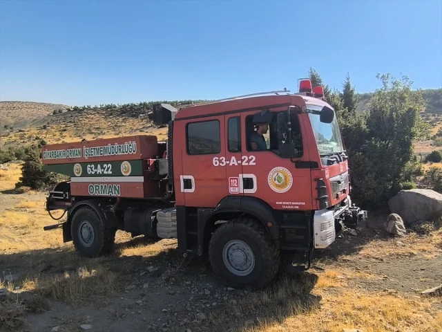 Diyarbakır'da Büyük Orman Yangını Kontrollü Şekilde Söndürüldü!
