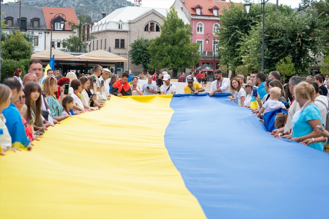 Karadağ'da Ukrayna Bağımsızlık Günü Coşkusu Sürpriz Etkinliklerle Kutlandı