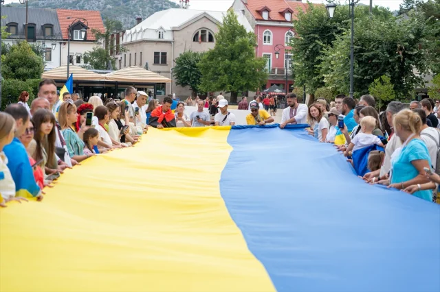 Karadağ'da Ukrayna Bağımsızlık Günü Coşkusu Sürpriz Etkinlik...
