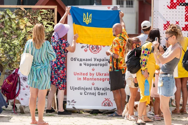 Karadağ'da Ukrayna Bağımsızlık Günü Coşkusu Sürpriz Etkinliklerle Kutlandı