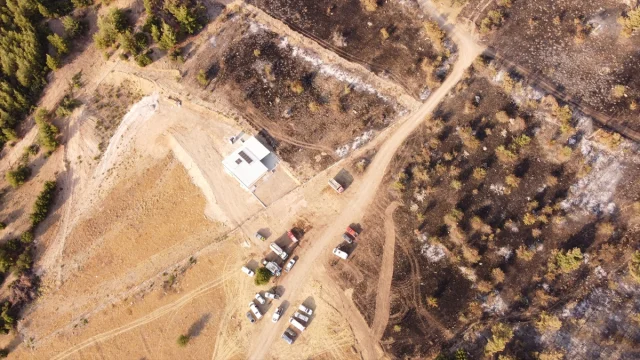Pamukkale'de Korkutan Anlar: Orman Yangını Son Anda Kontrol Altına Alındı
