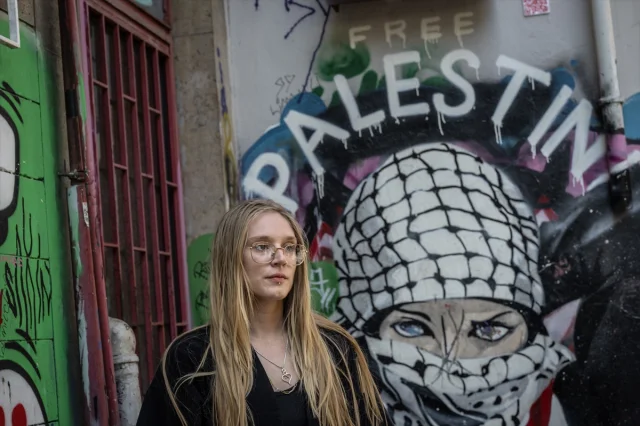 ABD'li Aktivist Kadıköy'den Dünya Çapında Gazze'ye Ses Olmayı Hedefliyor