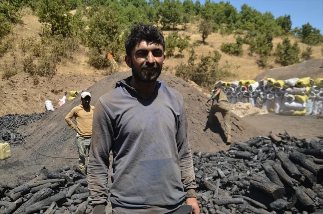 Mangal Kömürü Üreticilerinin Zorlu Mücadelesi: Hem Sıcakla Hem Ateşle