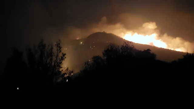 Denizli'deki Orman Yangını Kontrol Altına Alınmaya Çalışılıyor