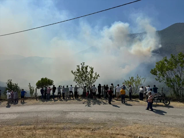 Bartın'da Ormanlık Alanda Çıkan Yangın Korkutuyor: Müdahaleler Sürüyor