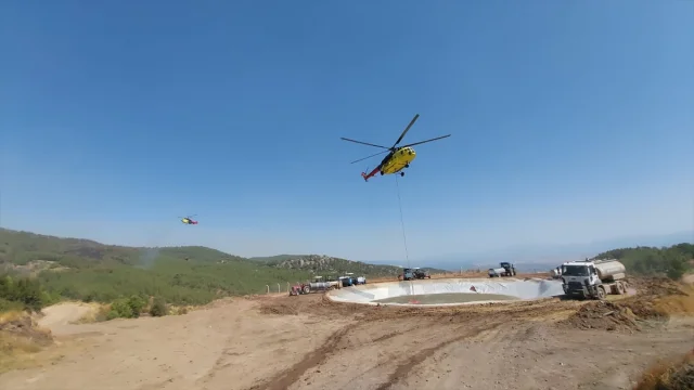 Denizli'de Yetkililer Yangının Etkisini Azaltmak için Neler Yapıyor?