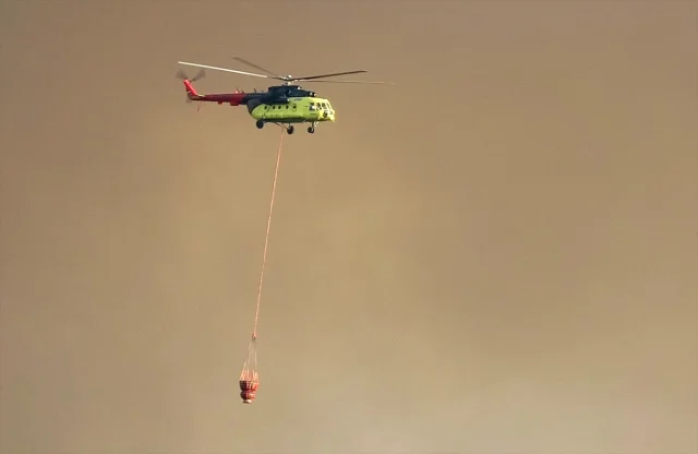 Karabük'te Çıkan Orman Yangını Korkutuyor