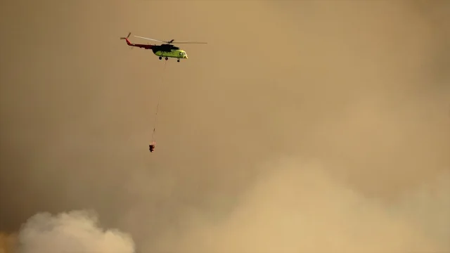 Karabük'te Çıkan Orman Yangını Korkutuyor