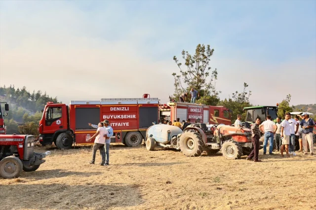 Denizli Pamukkale'de Orman Yangını Kontrol Altına Alındı: İşte Detaylar