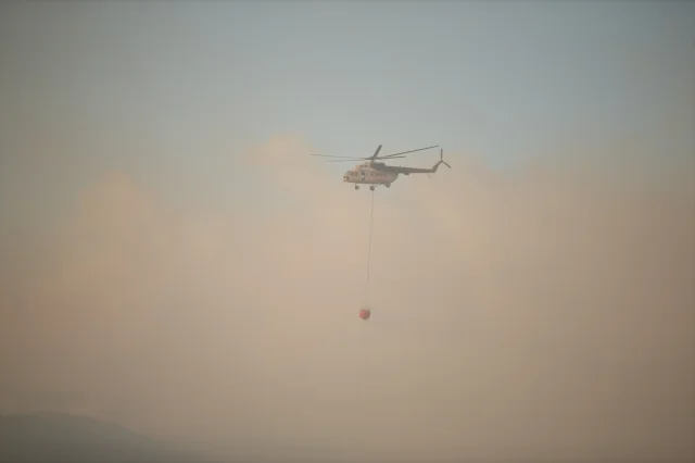 Kastamonu ve Karabük Sınırındaki Yangınlar Büyüyor
