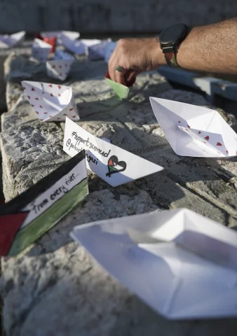 Bosna Hersek'te Duygusal Anlar: Kağıttan Gemilerle Filistin'e Destek