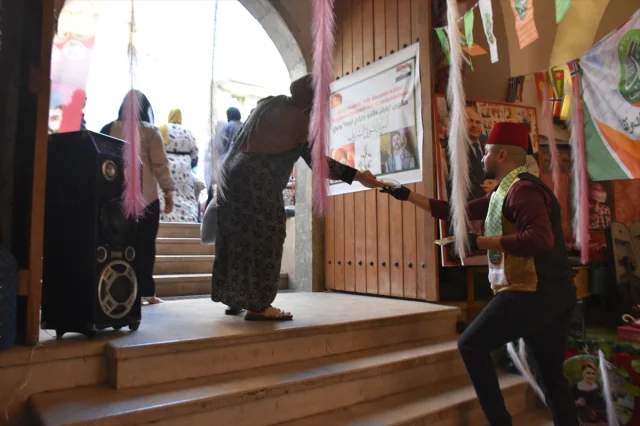 Kerkük'ün Tarihi Çarşısında Mevlid Kandili Coşkusu