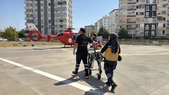 Diyarbakır'da Kalp Hastası İçin Havalandı! Helikopter Ambula...